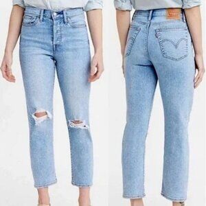 Levi's Wedgie Straight Distressed Jeans - 27